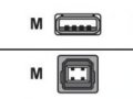 C�ble USB - USB � 4 broches, type A (M) - USB � 4 broches, type B (M) - 3 m