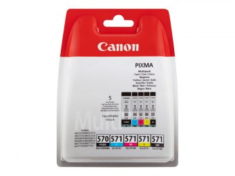 Canon PGI-570/CLI-571 7ml &15ml Noir, Cyan, Jaune, Magenta