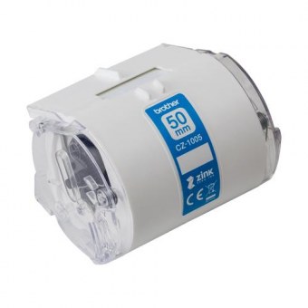 Brother CZ-1005 Blanc sur vert CZ ruban d'étiquette