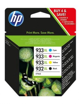 HP 932XL/933XL Original Noir, Cyan, Magenta, Jaune Multipack 4 pièce(s)